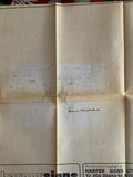 The Salmon, Belford, signed Original VAUX plans