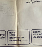 The Rifleman arms, Kendal, signed Original VAUX plans