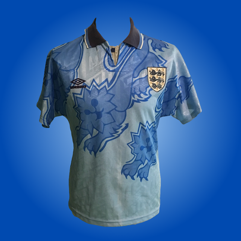 England 1992 Blue Away Shirt