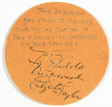 The Salmon, Belford, signed Original VAUX plans