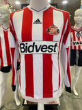 Sunderland AFC Academy Worn Home Shirt Small Long Sleeve 2013/14 Number 6