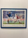 Framed Signed Ally McCoist MBE Glasgow Rangers and Scotland Signed Picture