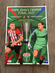 Papa johns trophy final squad signed limited run