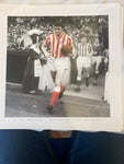 Charlie Hurley Carrying Match Ball Signed Print