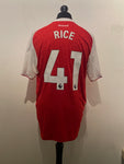 Arsenal Home Shirt 2025/26 XL Rice 41