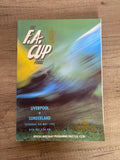 1992 Liverpool vs Sunderland Programme and Ticket
