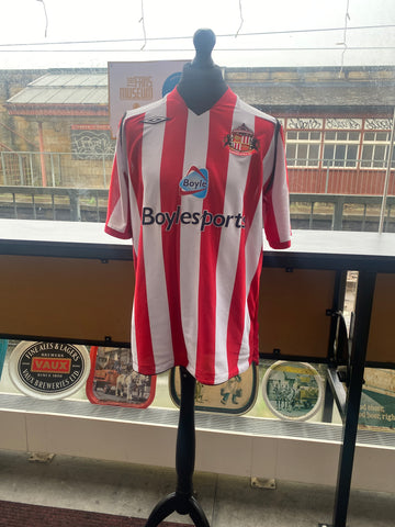 Sunderland Home Umbro Boylesport Home Shirt 2008/09 *XXL*