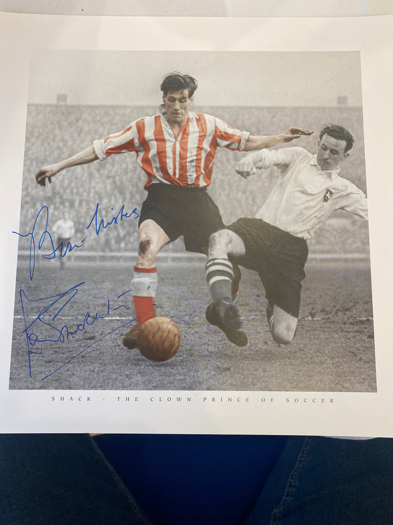 Len Shackleton Signed Print – Fans Museum Shop