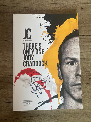 Signed Jody Craddock Testimonial Programme