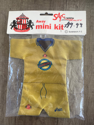 Sunderland 1998/99 away hangable mini kit