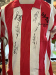 Sunderland 1973 Score Draw shirt signed by 7 players *L*