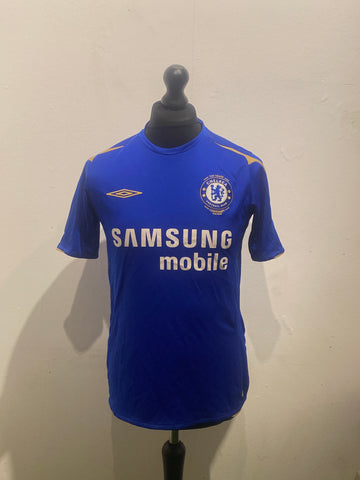 Chelsea FC Home Small Short Sleeve Shirt 2005-06 100 Years Special