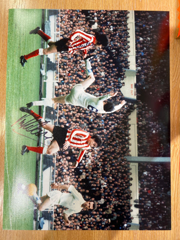 1973 Vic Halom and Billy Hughes Signed A3 Print