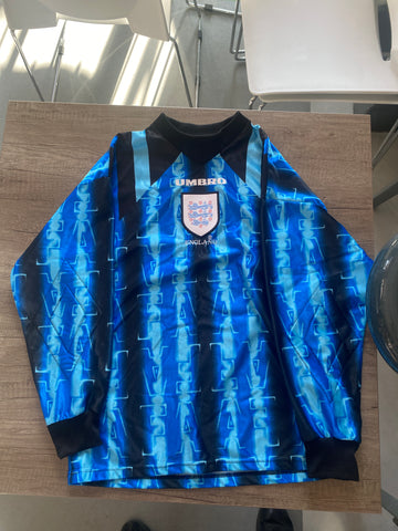 England Goalkeeper Shirt Long Sleeve Size 158 12/13 Year Old 1998