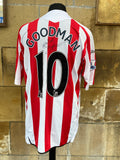 Sunderland AFC Home Shirt 2007/08 XL Signed Don Goodman