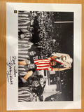 1973 Winning Celebration Signed A3 Print