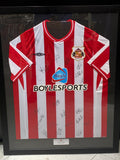 Framed 2009/10 Sunderland Signed Shirt