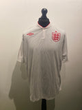 England Home Shirt Size 46 Short Sleeve 2012