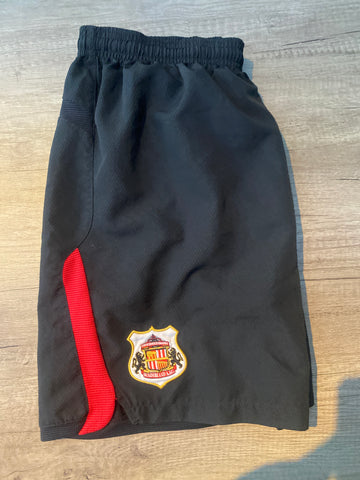 Sunderland Black Umbro Shorts 2010