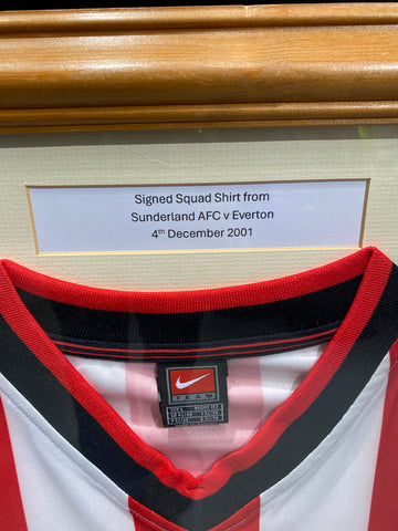 Framed 2000/02 Sunderland Signed Shirt