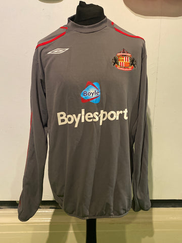 Sunderland Grey Umbro training shirt 2007/08 XL