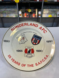 100 Years of Sunderland AFC plate 25 Years of SAFCSA
