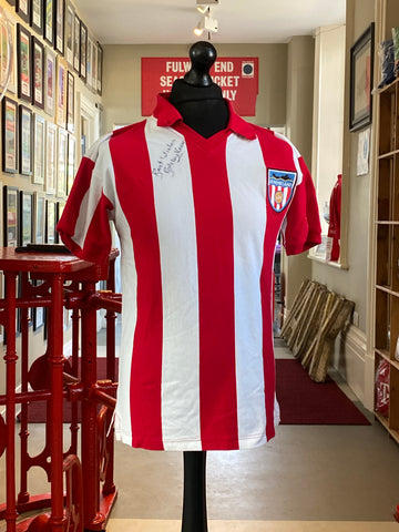 Sunderland 1977/80 Home Shirt Signed by Bobby Kerr *M*