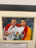 Framed Signed Real Madrid Champions of Europe