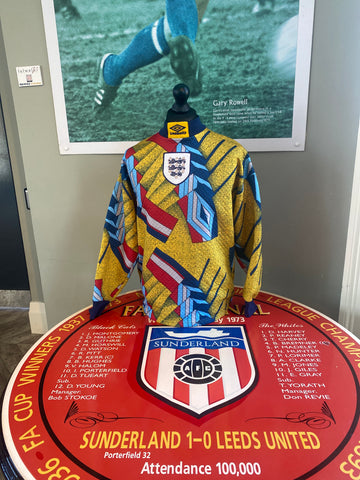 England Goalkeeper Shirt Long Sleeve 1993-95 Large