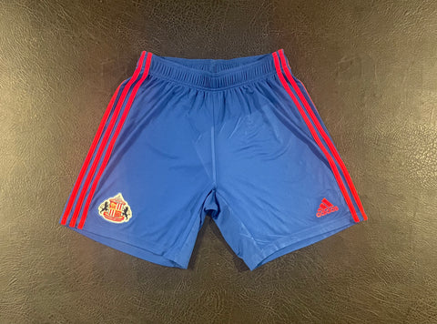 Sunderland blue adidas shorts- Medium