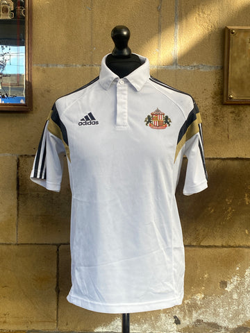 Sunderland White Polo Shirt M