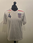 England Home Shirt “Gerrard” 2007/09 Medium