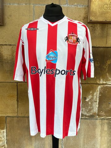Sunderland AFC Home Shirt 2007/08 XL Signed Don Goodman