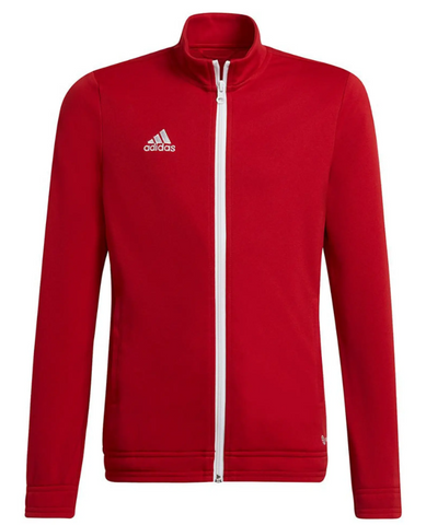 Adidas Entrada 22 Full Zip Training Jacket - Team Red