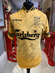 Signed Liverpool Shirt L 1995 Away