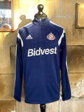 Sunderland Blue Quarter Zip Shirt Large