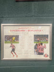 Signed Framed 2-1 Sunderland Home win October 2008