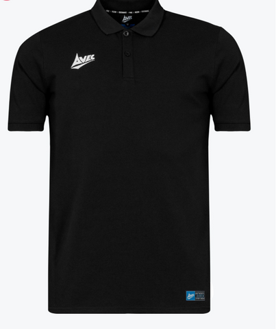 Avec Focus Pique Polo - Black