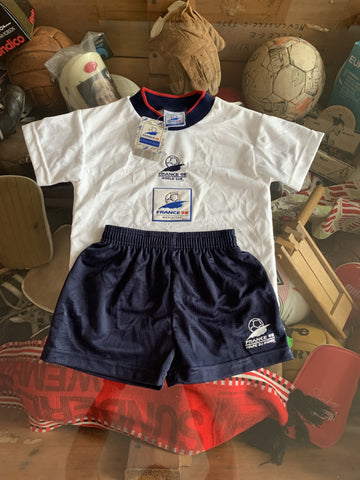 France 1998 World Cup Shirt and Shorts *2-3 years*