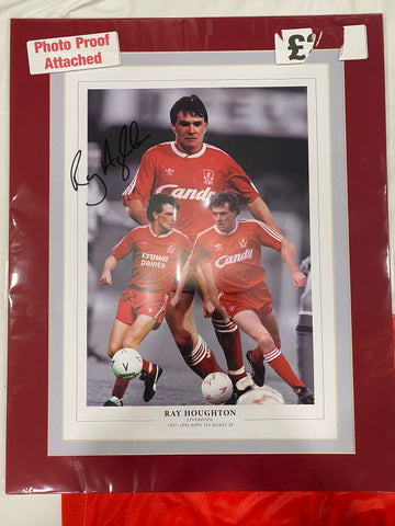 Ready To Frame Signed Ray Houghton Collage