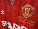 Manchester United Umbro Home Shirt 1992/93 Small