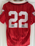 Manchester United Umbro Home Shirt 1992/93 Small