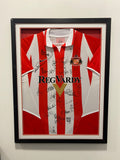 Framed Squad Signed 2002/04 Shirt