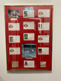 Framed Sunderland 1973 Signatures and Tickets