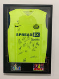 Framed Rare Sunderland 2023/24 Team Signed Shirt