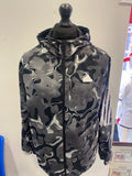 Adidas Camo Black/Grey/White Jacket Medium