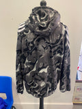 Adidas Camo Black/Grey/White Jacket Medium