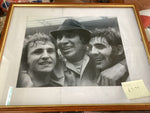 Framed Dennis Tueart Bob Stokoe and Ian Porterfield picture