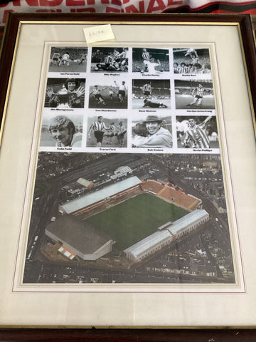 Framed Roker Park legends Picture