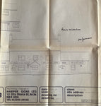 The Three Horse Shoes, Maiden Law, signed original VAIX plans